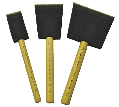 PAINTBRSH FOAM3PK AST EP