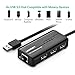 UGREEN RJ45 Ethernet Adapter with USB 2.0 Hub USB Network Adapter 10 100Mbps Compatible for Nintendo Switch Wii Windows Surface Pro MacBook Air Retina Chromebook and More PC