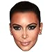 Kim Kardashian Celebrity Mask, Flat Card Face, Fancy Dress Mask
