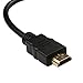 HDMI to VGA Adapter 1080P Converter, UYOOE HDMI Male to VGA Female video Adaptor Cable for PC, Laptop, DVD, projector, Ultrabook, Raspberry Pi, Chromebook - Black