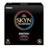 LifeStyles SKYN Selection - NEW VARIETY PACK - 24 pack (pack of 2)