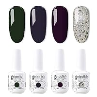 MOIBASE 4×15ml Varnish Soak Off UV Led Nail Gel Polish Nail Art Salon Set of 4 Color C017