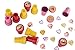 Valentine’s Day Emoji Stamps for Kids (Set of 24), Assorted Self-Inking Heart Shape Emoji Stampers for Valentine Cards or Gifts, Treats for School Kids, Party Favor Bags, Fun Arts and Crafts Supplies.