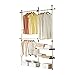 PRINCE HANGER, Double 2 Tier Hanger & Shelves, Clothing Rack, Closet Organizer, clothes rack, Closet system, Bedroom garment rack, Heavy Duty, Tension Rod for Closet, PHUS-0053