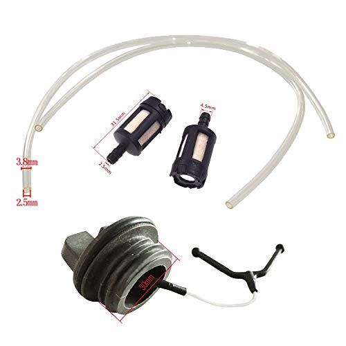 Tascoli Husqvarna Chainsaw - 2pcs Fuel Filter Fuel Line Fit Husqvarna 136 137 141 142 235 236 240 S