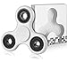 DILITEC Fidget Hand Spinner Toy for Adults Kids ADD ADHD Autism Anti-Anxiety Stress Reducer Ultra Durable 1-3Minutes Spinning (White)