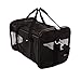 Petroad Collapsible Pet Travel Carrier Bag, Soft-Sided Carriers, Black