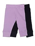 Baby Legging 2 Pack Navy & Purple 6 Months