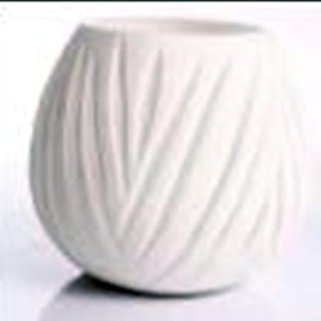 Luxury White Engraved Ceremic Glass Votive By Kraft Seeds