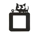Mond-Sterne 1 PSC Creative Cute Switch Wall-Stickers Decoration Black Cat
