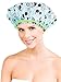 Betty Dain Stylish Design Mold Resistant Shower Cap, The Hipster Collection, 