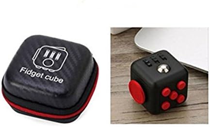 Fidget Cube Relieves Stress And Anxiety for Children and Adults Anxiety Attention Toy(Cube + Case)
