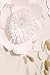 Ling's moment Paper Flower Decorations for Wall, Shimmer Cream Paper Flowers, Handcrafted Cardstock Flowers, 3D Wall Flowers for Wedding Backdrop, Baby Nursery, Archway, 8