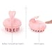 Electric Scalp Massager for Hair Growth, Electric Cute Rabbit Head Massager Shampoo Massage Comb Scalp Massager Vibrating Brush (Pink)