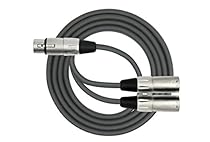 Kirlin Cable Y-303-06 - 6 Feet - XLR Female to Dual XLR Male Y-Cable
