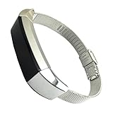 Wishteta Replacement Accessory Metal Watch Bands for Fitbit Alta
