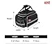 Arltb Rear Bike Rack Bag 10-25L Bike Saddle Bag Waterproof Bikepacking Bag Panniers with Rain Cover