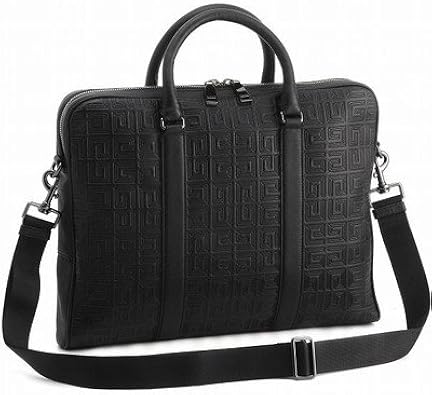 Amazon Givenchy ジバンシー メンズ ブリーフケース カウハイドレザー ビジネスバッグ ブラック 12m 5670 009 001 並行輸入品 シューズ バッグ