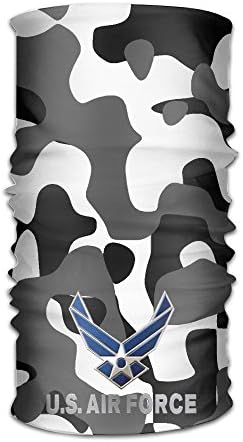 SkullMask Proud Army US Air Force Seamless Horror Temperament 3D Print Face Mask Sports Scarf Headband