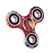 DSSY Tri Hand Spinner EDC Focus Fidget Finger Spinner Hand Toys for Relieving ADHD, Anxiety, Boredom (O Multicolor)