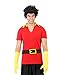 Beauty & The Beast Gaston Shirt Gloves and Wig - Women & Mens Halloween Costumes