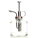Purism Style Plant Mister- Clear Color Glass Bottle & Brass Sprayer (Antique Copper)