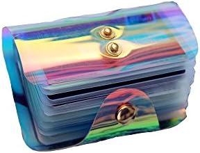 Fashion Hologram Clear Transparent Bag Case Organizer Holder for Card Money Ticket