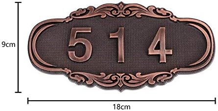 番号札 室名札 レトロ感 ジュエリー ナンバープレート ドア用 アパート 部屋番号刻印 番号札 カスタマイズ ドア番号タグ オーダーメイド ホテル ルームナンバープレート 部屋番号札 マンション アパート オフィス 光沢のある おしゃれ 高級感 ナンバープレート 立体 3