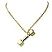 Dumbell Power Pendant Necklace