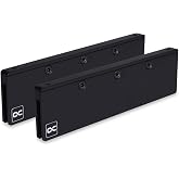 Alphacool Core DDR5-RAM Module, 2-Pack | DDR5 Compatible, Single- &amp; Dual-Sided Modules, Aluminium Top &amp; Cooling Plate, Black, 125&times;7.90&times;34 mm