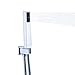 Rozin Chrome 3-way Mixer 10 Inch Rainfall Shower Set Tub Spout Tap + Handheld Spray