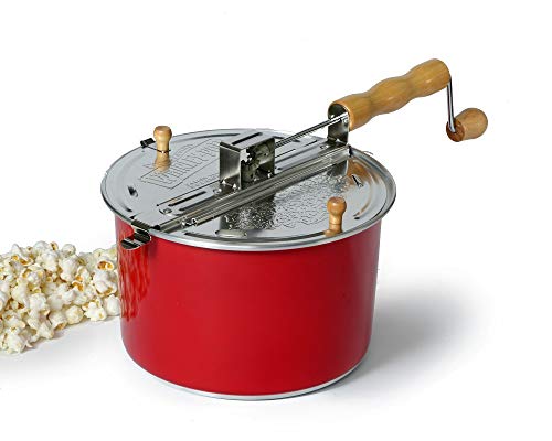 Whirley-Pop Popcorn Popper Kit - Nylon Gear - Red - 1 Real Theater All Inclusive Popping Kit