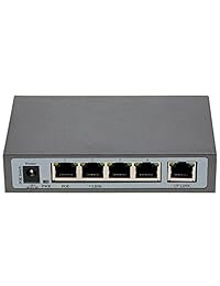 KKmoon 4 Port Switch PoE 100 Mbps IEEE802.3af Inyector Alimentación a Través de Ethernet para IP Cámara VoIP Móvil AP dispositivos 104poe af