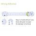 Digit Child Safety Locks by Kids-Guard, Adjustable, for Smart Kids, Baby Protection Cabinet Strap Latch, 3M Adhesive, Innovative Design For Cupboards, Drawers, Fridge,Toilet Seat(Green 2 pack)