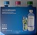 Original Sodastream Carbonating Bottle Three Pack ( blue, pink, green ) 1 Liter / 3.38oz Lasts Up To 3 Years - New Design Launched 2017