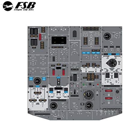 Boeing 737-NG Flight Simulator Vinyl Adheasive Overhead panel Flight Deck sim