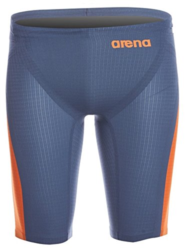 Arena 000920 Men's Powerskin Carbon Flex VX Jammer, Navy Grey-Orange - 26