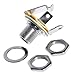 Ketofa 10pcs Mono Jack Socket 1/4'' Stratocaster Replacement High Quality Guitar Parts