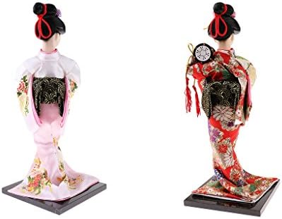 誕生日 お祝い 歌舞伎人形 日本文化 着物人形 プレゼント かわいい 装飾 ２本