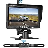 LeeKooLuu Wireless Backup Camera System for Car/SUV/Van with 7