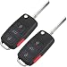Keyless Entry,SCITOO Compatible with 2 Replacement NBG735868T fit 2002 2003 2004 2005 Volkswagen Golf Jetta Passat Key Fob Remote