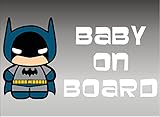 Batman Baby on Board, decal, vinyl, sticker, graphic