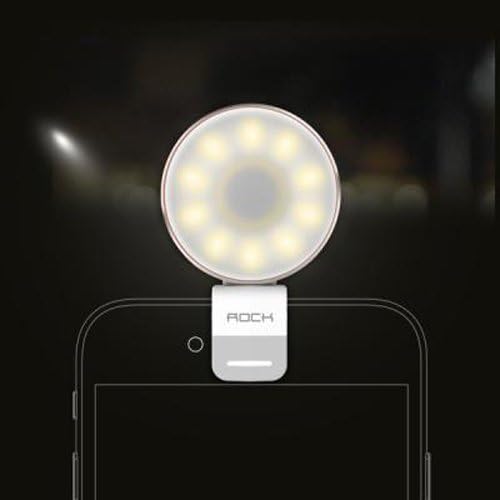 ROCK OMI Phone Light 10pcs LED Light For Selfie Silver Color