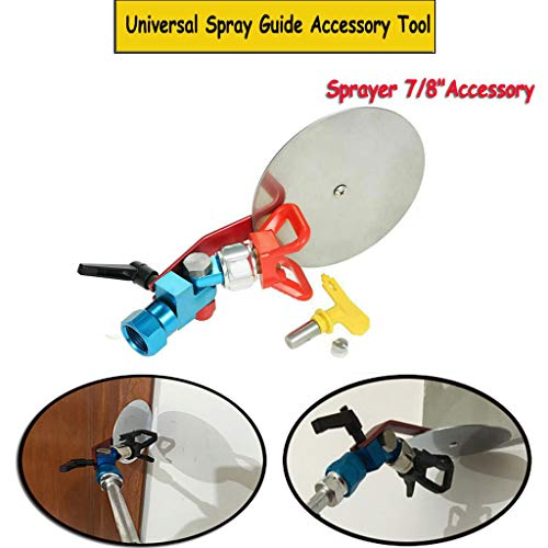 Chezaa Universal Spray Guide Accessory Tool Paint Sprayer 7/8 Inch Portable Paint Device for Painting Projects, Wightweight, Easy Spraying and Cleaning, Perfect for Beginner (A)
