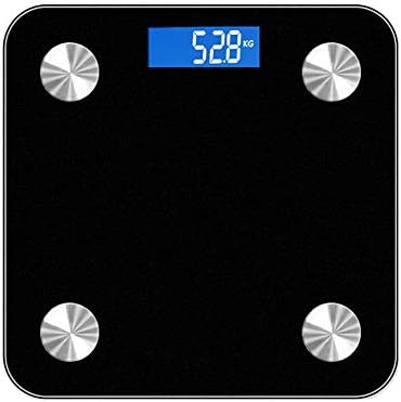 ShenteselScales Electronic 180kg Bluetooth Digital Bathroom Body Fat Fitness Analyzer - Black