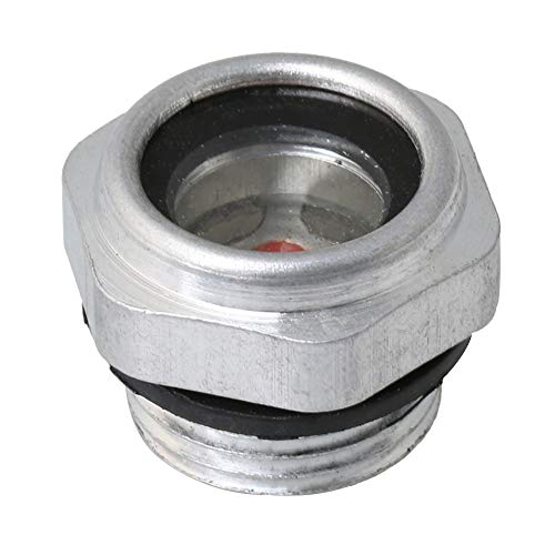 image for CNBTR G3/8 Aluminum Alloy Hexagon Shape Screw-in Type Oil Level Sight 