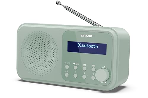 DR-P420(PK) Tokyo Dab+, Dab and FM Portable Digital Radio with RDS, BT 5.0, USB or Batteries, Mini Jack, Telescopic Antenna, Auto Search, 20+20 Memories, Time and Date Auto, Alarm, Pink