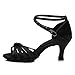Roymall Women's Satin Latin Dance Shoes Model 217