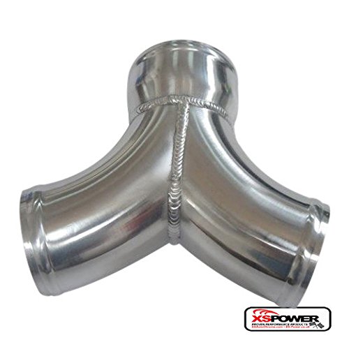 XS-Power 2.5 To 3 Aluminum Y-Pipe – Dual Cold Air Intake & Twin Turbo Intercooler Piping