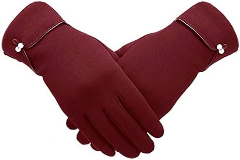 Knolee NEW Warm Winter Elegance Womens Thick Lining Touchscreen Gloves